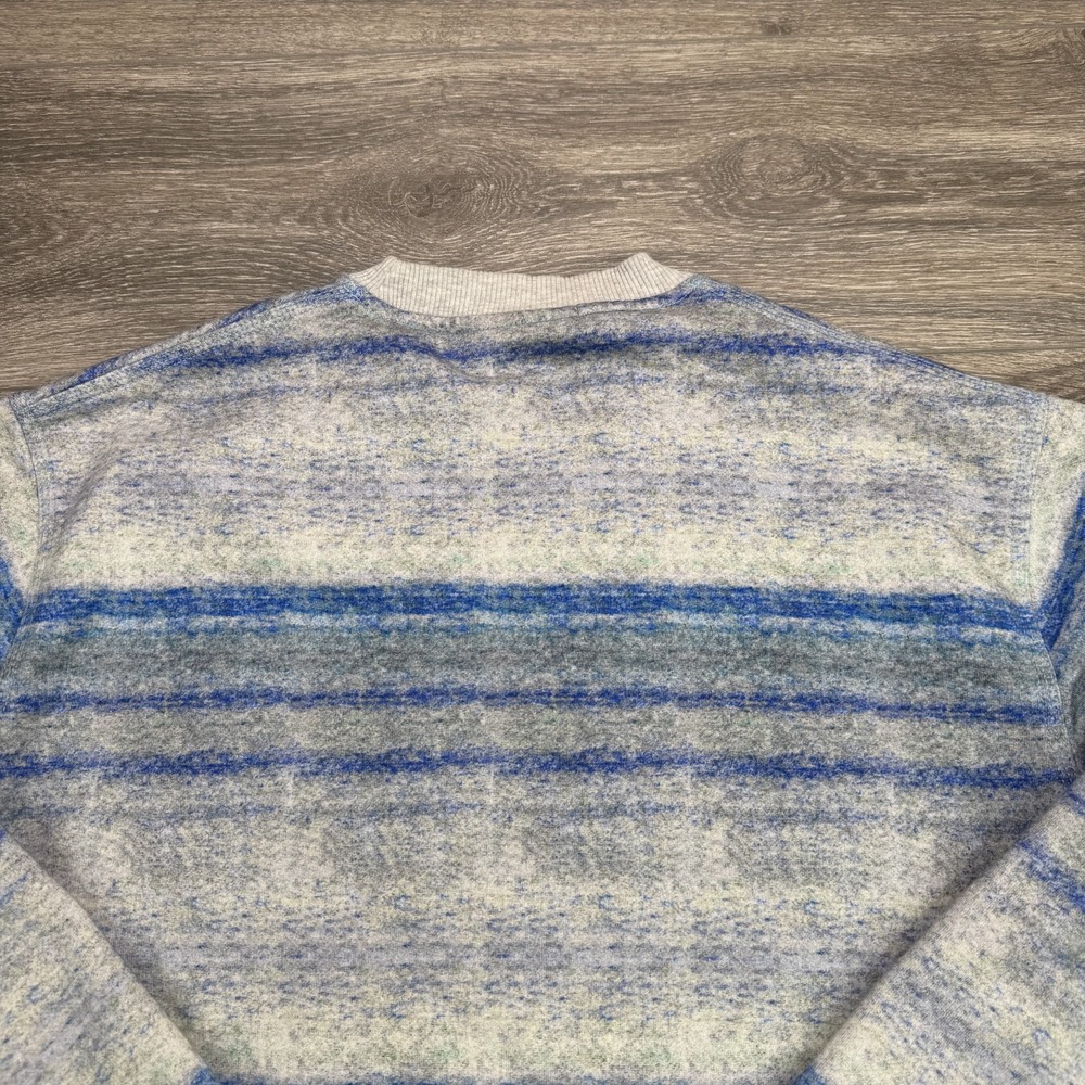 Scotch & Soda Sweatshirt Mens Large Melange Stripe Space Dyed Crewneck Pullover - Picture 10 of 13